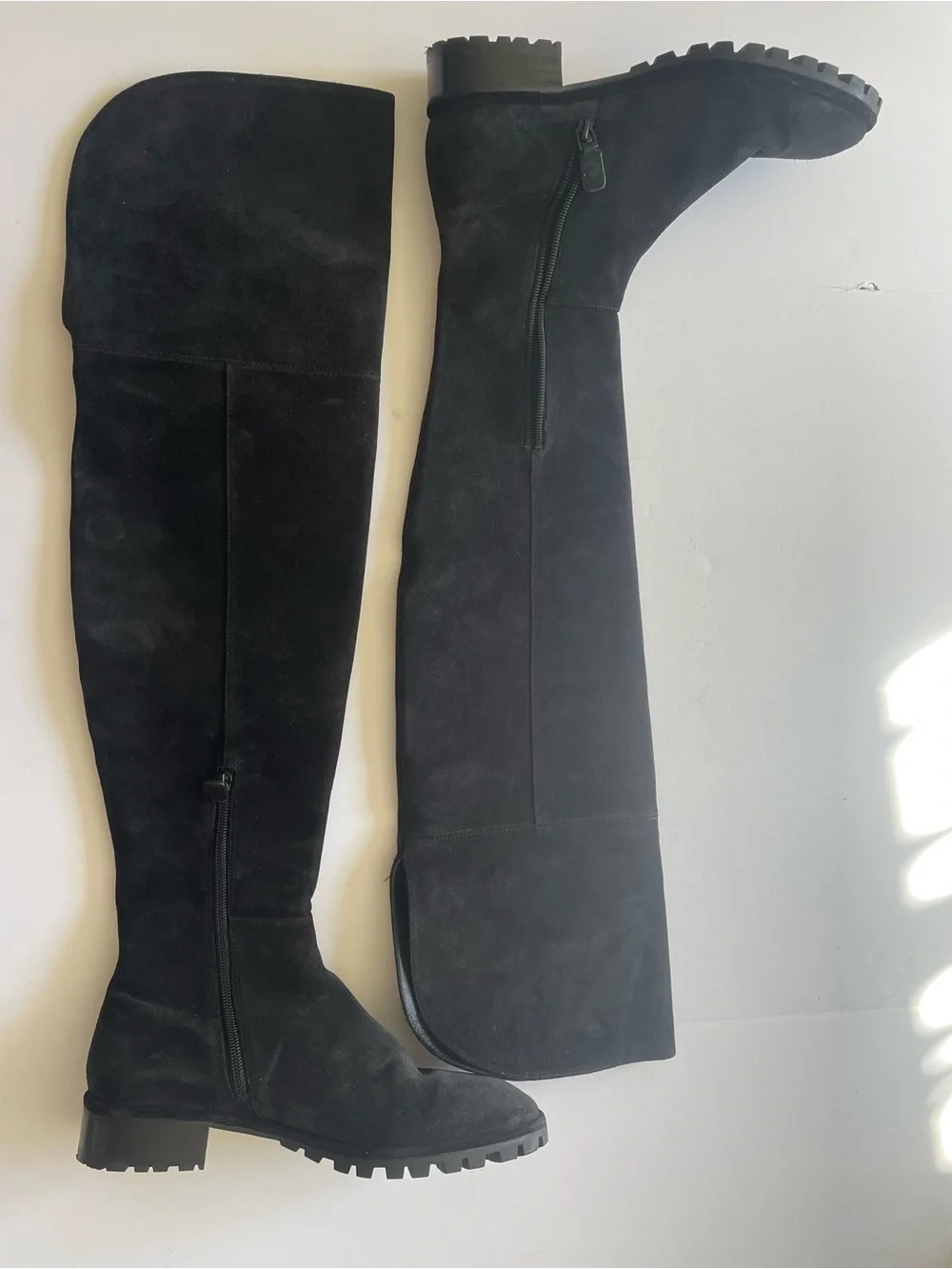 STUART WEITZMAN Amber Suede Over the Knee Boots Sz US 7.5